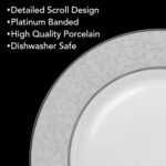 Mikasa Parchment 40-Piece Dinnerware Set, Service for 8, Durable Porcelain Plates, Bowls, and Mugs with Contemporary Design, Dishwasher Safe - Image 6