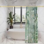 Shower Curtain Rod, Adjustable 32-89 Inch Spring Tension Shower Rods Stainless Steel Telescoping Curtain Rod for Bathroom, No Drilling, No Slip, No Rust, Gold - Image 6