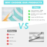 PY SUPER MODE 2 Pack Beach Towel - 75 x 35 inches Quick Dry Microfiber Beach Towels Oversized, Lightweight Soft and Absorbent Bath Towel Suitable for Swimming Pool Camping for Adults - Image 3