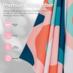 PY SUPER MODE 2 Pack Beach Towel - 75 x 35 inches Quick Dry Microfiber Beach Towels Oversized, Lightweight Soft and Absorbent Bath Towel Suitable for Swimming Pool Camping for Adults - Image 5