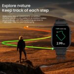 Smart Watch For Men Women: 1.96" AMOLED Touchscreen,GPS Tracker,Waterproof Make/Answer Call Smart Watches,Sleep & Activity Tracking,multiple Sport Modes,Digital Running Watches for iPhone Android iOS - Image 5