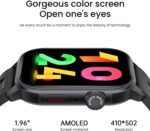 Smart Watch For Men Women: 1.96" AMOLED Touchscreen,GPS Tracker,Waterproof Make/Answer Call Smart Watches,Sleep & Activity Tracking,multiple Sport Modes,Digital Running Watches for iPhone Android iOS - Image 6