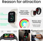Smart Watch For Men Women: 1.96" AMOLED Touchscreen,GPS Tracker,Waterproof Make/Answer Call Smart Watches,Sleep & Activity Tracking,multiple Sport Modes,Digital Running Watches for iPhone Android iOS - Image 7