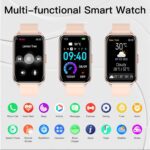 Fitness Tracker Smart Watch Make/Answer Calls for Women Men with Heart Rate Blood Oxygen Sleep Monitor Sports Modes Step Calorie Counter IP68 Waterproof for Android Phones and iPhone - Image 3