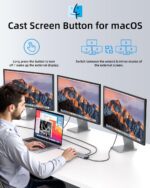 USB C Hub USB C Docking Station Dual Monitor 13 in 1 Triple Display Multiport Adapter with 2 HDMI+DP+8 USB C/A Ports+Ethernet+Audio, USB C Dongle for MacBook/Dell/HP/Lenovo ThinkPad/Surface - Image 10