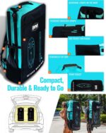 BM Paddle Board Inflatable Stand Up Paddle Board, SUP Paddleboard for Adult, Premium Accessories | Non-Slip EVA Deck & Foam Handles, Camera Mount, Double Action Pump, 85L Travel Backpack - Image 10
