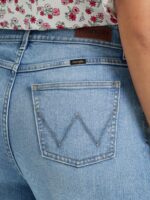 Wrangler womens Women's High-rise Wide Leg A-line Crop Jean - Image 5