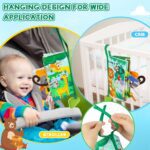 Soft Baby Book - Baby Toy - Newborn Boys Girls Shower Gift - Tummy Time Toy for Infant 0-6 6-12 Months - Touch and Feel Sensory Crinkle Book with Teether for Toddler - Image 8
