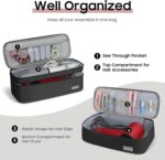 Cruise Essentials 2025 Hair Tools Travel Bag Compatible for Shark Flex Style Dyson Airwrap, Hair Dryer Storage Travel Case, Haircare Accessories Organizer Double Layer Design & Shock Absorption - Image 3