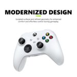 Xbox Core Wireless Gaming Controller – Robot White– X|S, One, Windows PC, Android, and iOS - Image 4