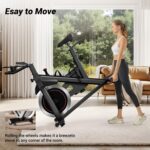 CURSOR FITNESS Exercise Bike, Stationary Bikes for Home, 300 LBS Capacity, Workout Bike with Silent Belt Drive, Indoor Cycling Bike with Extra Comfort Seat/IPad Mount/3 Bottle Holders - Image 7