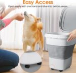 28-30Lbs Dog Food Storage Container, Collapsible Dog Food Container with Lid,Multifunctional Pet Food Storage Container for Dog,Cat,Rice,Flour,Pet Food Scoop and Small Container - Image 7