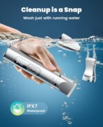 oneisall 4 in 1 Dog Grooming Kit with LCD Display, Dog Hair Trimmer for Paw Nail Grinder, Rechargeable Cordless Low Noise IPX7 Waterproof Pet Clippers - Image 7