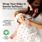 KeaBabies Muslin Baby Bath Towels with Hood for Girls, Boys, Large Organic Cotton Hooded Baby Towels for Newborns, Toddlers, Infant, Kids, Soft Absorbent Newborn Bath Essentials Gift Set (Bruce) - Image 3