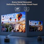 Goodee Viedo Projector With Wifi And Bluetooth, Smart Movie System/ Dolby Audio/ Auto Focus & Keystone Portable Projector, 4k Video Decode & 1080p Native For Home Theater / Outdoor - Image 5