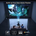 Goodee Viedo Projector With Wifi And Bluetooth, Smart Movie System/ Dolby Audio/ Auto Focus & Keystone Portable Projector, 4k Video Decode & 1080p Native For Home Theater / Outdoor - Image 7