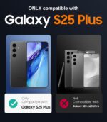 Temdan Designed for Samsung Galaxy S25 Plus Case Waterproof, Built-in Lens & Screen Protector Military Shockproof Dropproof IP68 Underwater Full Body Phone Case for Galaxy S25 Plus 6.7"-Black (2025) - Image 3