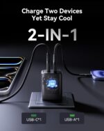 INIU USB C Charger Block, 2-Pack 30W PD Fast Charging, [USB-C + USB-A] iPhone 16 Charger with Foldable Plug, GaN Tech Type C Power Adapter for iPhone 16, 15 Pro Max, Samsung S25, S24, iPad Pro etc - Image 4