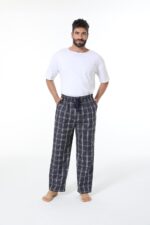 JupiterSecret Mens Pajama Pants Set Cotton Lightweight Plaid Sleep & Lounge Pants, PJ Bottoms with Pockets and Button Fly - Image 4