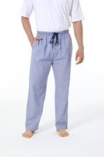 JupiterSecret Mens Pajama Pants Set Cotton Lightweight Plaid Sleep & Lounge Pants, PJ Bottoms with Pockets and Button Fly - Image 5