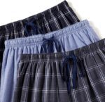 JupiterSecret Mens Pajama Pants Set Cotton Lightweight Plaid Sleep & Lounge Pants, PJ Bottoms with Pockets and Button Fly - Image 7