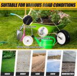 MZREXN 4.80/4.00-8" Flat Free Tire and Wheel 15" Solid Wheelbarrow Tires, 3.00-4.00/4.80-8" with 5/8" & 3/4" Bearings, 3" Centered Hub for Hand Truck Garden Trailers Utility Cart Yard Wagon 2PCS White - Image 7