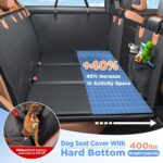 Back Seat Extender for Dogs, Waterproof Dog Car Seat Cover for Back Seat with Hard Bottom, 2025 Upgraded Material, Anti Scratch, Safer, Easy to Use and Clean, Holds 400lbs - Image 3