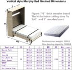 Create A Luxurious Bed Murphy Bed Hardware Kit, Hover in Mid Air Hydraulic Rod Gas Spring System (Vertical, King/California King) - Image 3