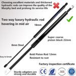 Create A Luxurious Bed Murphy Bed Hardware Kit, Hover in Mid Air Hydraulic Rod Gas Spring System (Vertical, King/California King) - Image 7