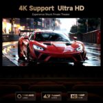 Google TV Projector 4K Supported, Wanbo X5 Pro Smart Projector with WiFi and Bluetooth, 1100 ANSI Home & Outdoor Movie Proyector, Auto Focus & Keystone, Built-in Streaming Apps & Google Store - Image 5