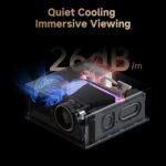 Google TV Projector 4K Supported, Wanbo X5 Pro Smart Projector with WiFi and Bluetooth, 1100 ANSI Home & Outdoor Movie Proyector, Auto Focus & Keystone, Built-in Streaming Apps & Google Store - Image 8