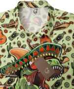 Hardaddy Men's Hawaiian Shirt Short Sleeve Funny Printed Casual Button Down Aloha Shirts - Image 4