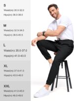 SEVEGO Tall Men's Casual Joggers 30"/32"/34"/36" Inseam Cotton Chino Cargo Pants Hiking Outdoor Sweatpants - Image 6