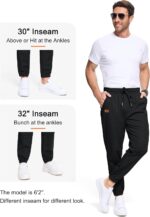 SEVEGO Tall Men's Casual Joggers 30"/32"/34"/36" Inseam Cotton Chino Cargo Pants Hiking Outdoor Sweatpants - Image 7