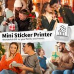 iDPRT Mini Sticker Maker Portable Printer with 1 Roll Sticker Paper - Bluetooth Inkless Printers for Study Notes, Pictures, DIY, Label, iOS & Android Free App with Multiple Templates, Grey - Image 7