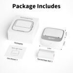 iDPRT Mini Sticker Maker Portable Printer with 1 Roll Sticker Paper - Bluetooth Inkless Printers for Study Notes, Pictures, DIY, Label, iOS & Android Free App with Multiple Templates, Grey - Image 9