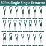 DINYO Upgraded Pin Terminal Removal Tool Kit - 168 pcs, Wire Connector Pin Separation Tool Kit for Automotive Home Equipment - Image 4