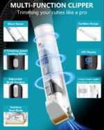 Dog Grooming Vacuum, Bawetech B2 5-in-1 Pet Grooming Kit with Dog Clipper, 11000Pa Suction | 2L Capacity | 113℉ Dryer | Low Noise Pet Hair Removal Tool Pet Supplies, 2025 Upgraded - Image 6