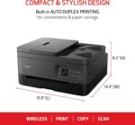 Canon PIXMA TR7020a All-in-One Wireless Color Inkjet Printer, with Duplex Printing, Mobile Printing, and Auto Document Feeder, Black, Works with Alexa - Image 3