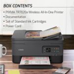 Canon PIXMA TR7020a All-in-One Wireless Color Inkjet Printer, with Duplex Printing, Mobile Printing, and Auto Document Feeder, Black, Works with Alexa - Image 8