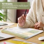 Weekly To Do List Notepad with 52 Undated Sheets（8.5"×11"）- Undated Weekly Planner Notepad for Office Desk Accessories and Supplies - Forest Shades - Image 6