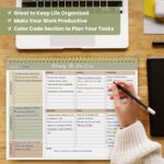 Weekly To Do List Notepad with 52 Undated Sheets（8.5"×11"）- Undated Weekly Planner Notepad for Office Desk Accessories and Supplies - Forest Shades - Image 8