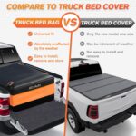 Truck Bed Cargo Bag Plus, 35 Cubic Feet (58''x48''x22''), Foldable, 100% Waterproof Heavy Duty PVC, Fits Any Truck with 4 Stretch Cord, Simple and Convenient for Installation - Image 8