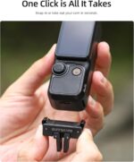 Quick-Release Mount for DJI Osmo Pocket 3 Action Camera Extension Adapter Suction l/4 Screw Foldable Quick-Release Board Expansion Base Mount for DJI Osmo Pocket 3 Camera Accessories - Image 9
