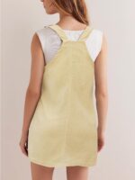 Women's Corduroy Overall Dress Adjustable Strap Jumper Mini Dresses with Pockets Summer Fashion Overalls 2025 - Image 4