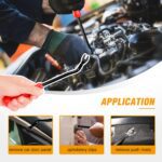 GOOACC 935Pcs Car Push Retainer Clips & Auto Fasteners Assortment -26 Most Popular Sizes Nylon Bumper Fender Rivets with 10 Cable Ties and Fasteners Remover for GM Ford Toyota Honda Chrysler - Image 8