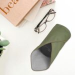 15 in Camera Wrap with Pouch,Lens Protective Wrap,Anti-scratch Anti-dust, Flexible Wrapper Camera Travel Accessories for DSLR Mirrorless Camera Lens(Blackish Green) - Image 7