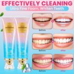 2Pcs Niacinamide Whitening Toothpaste Radiant Whitening Toothpaste, Niacinamide Intensive White Toothpastes, Nicotinamide White Toothpastes, Deep Cleaning Care - Image 3
