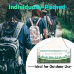 Natural Mosquito Repellent Wipes, DEET Free Insect & Bug Repellent Wipes, Easy to Use, Long Lasting, Travel Sized - Image 3