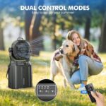 Misting Fan Portable 42800mAh Rechargeable with Remote Control, Camping Fan with LED Light & Stepless Speed Control & Cooling Spray with 6L Bucket, Timer Function, Portable Handle, Rotate Hang Hook - Image 7